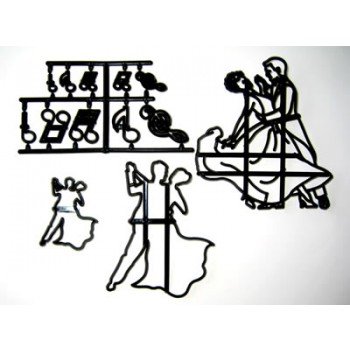 Tanečníci - patchwork na marcipán